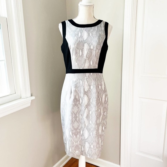 Calvin Klein Dresses & Skirts - Calvin Klein Snake Skin Print Sheath Dress